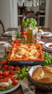 This authentic Italian family dinner is a celebration of love, togetherness, and mouthwatering flavors that will make your heart sing.