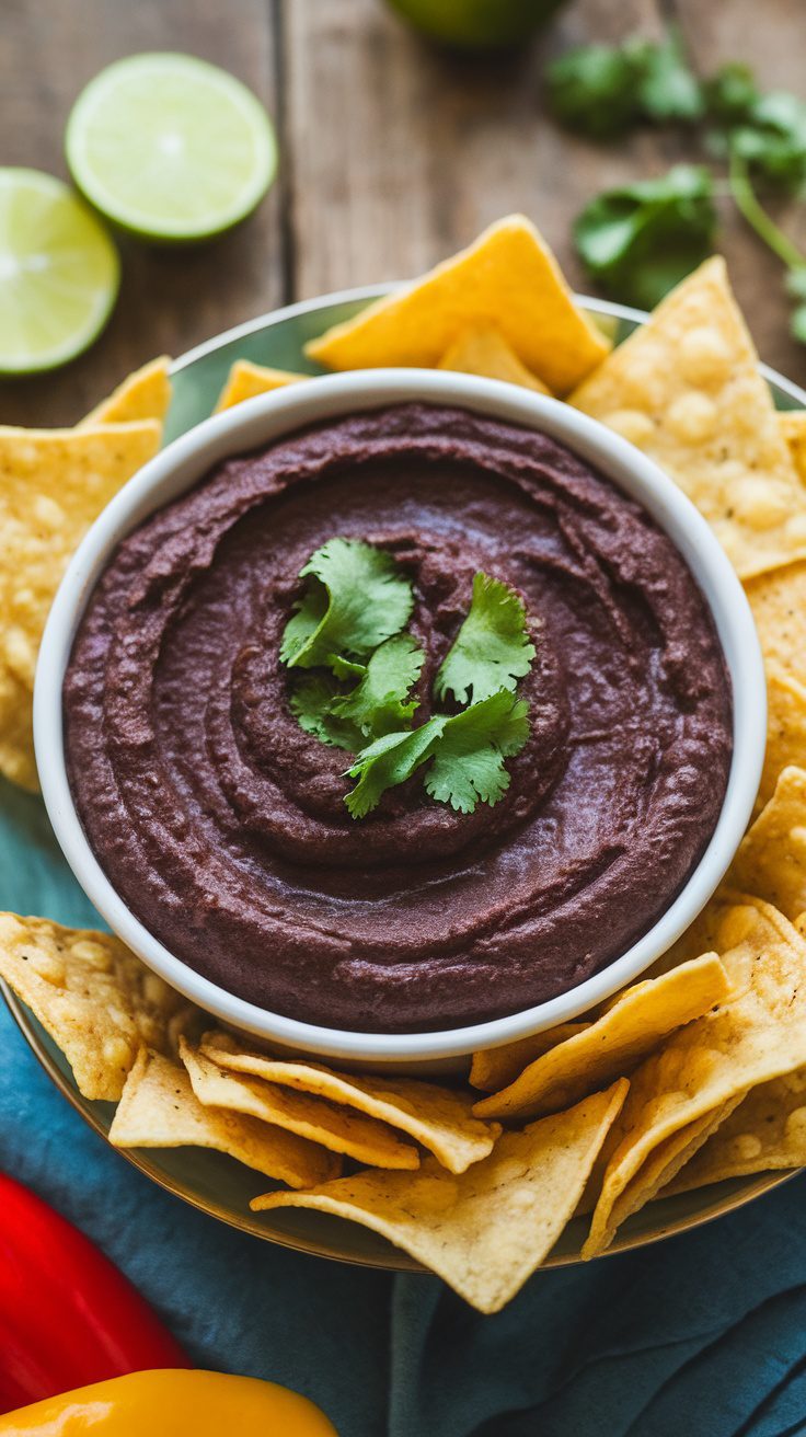 This black bean dip is the perfect crowd-pleaser. Whether you're hosting a game night, or just invite friends, this recipe has you covered.