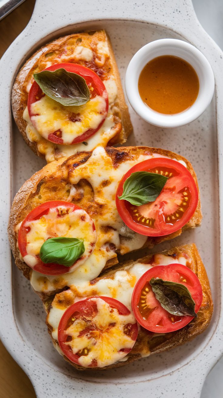 This cheesy garlic bread isn't just a side dish; it's a delightful appetizer or snack that elevates any meal with its savory flavors
