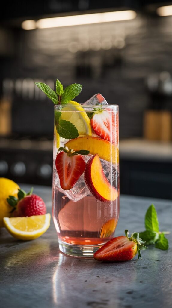 This refreshing Gin summer fruit cocktail with gin is the perfect answer. It's light, invigorating, and bursting with fruity goodness.
