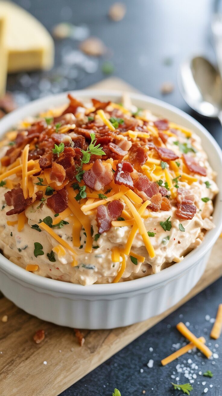 This Million Dollar Crack Dip is a winner. With its rich flavor, onions, crispy bacon, it's perfect for parties, or just a cozy night in.