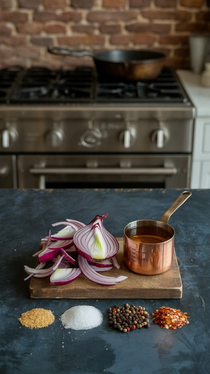 This quick pickled red onions recipe is simpler than you might think, and they add a burst of flavor to sandwiches, salads, or tacos.