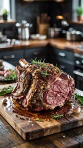 This smoked prime rib roast is your ticket to culinary glory. With its succulent, tender meat and rich flavor, it is the star of your BBQ.
