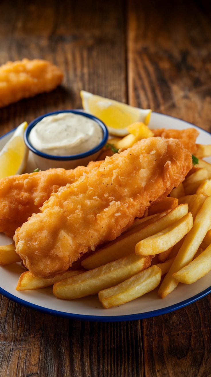 Craving a classic dish that brings the taste of the seaside to your table? This crispy fish and chips recipe is just what you need.