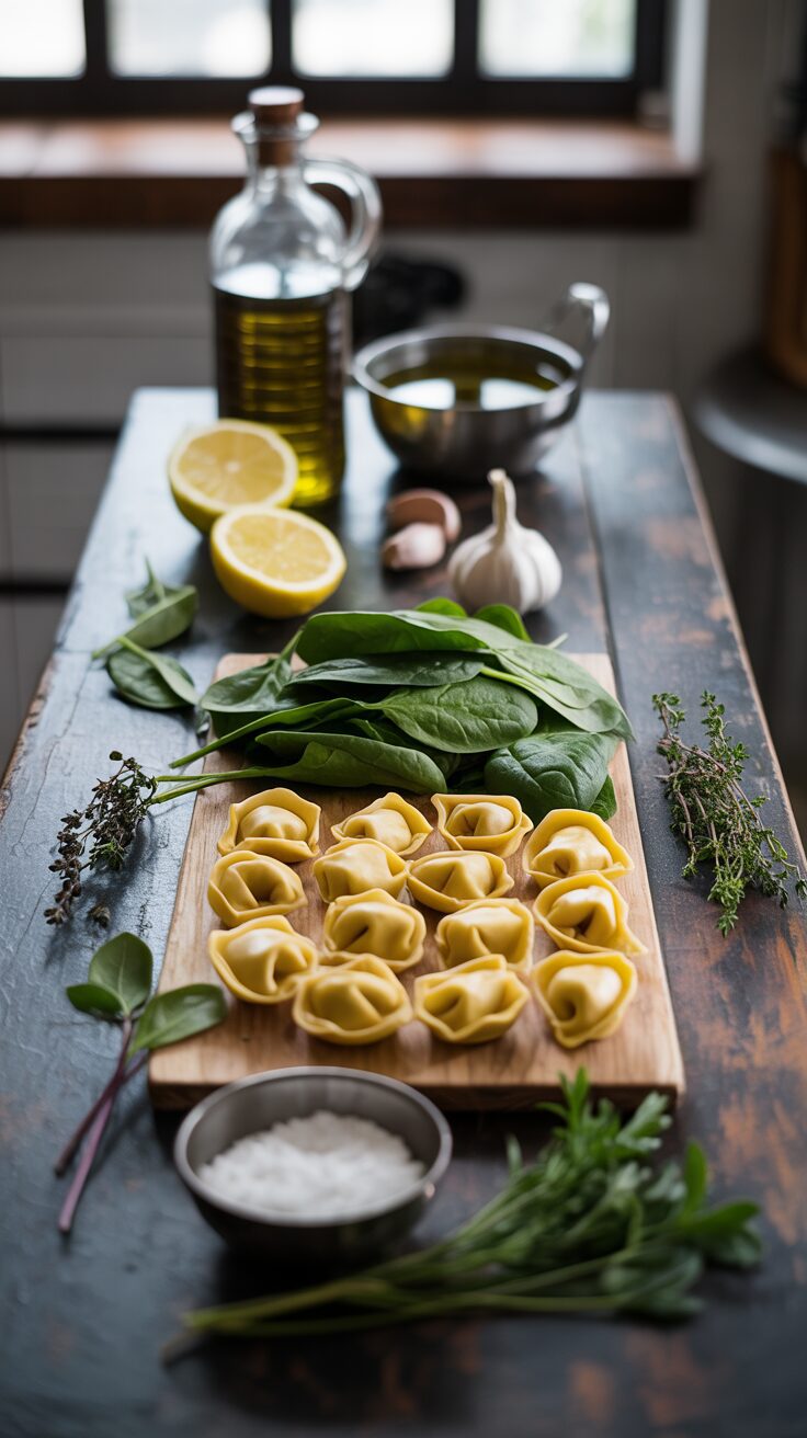 This lemon tortellini soup is just what you need. It's a beautiful blend of fresh, colorful flavors that will brighten up your day.