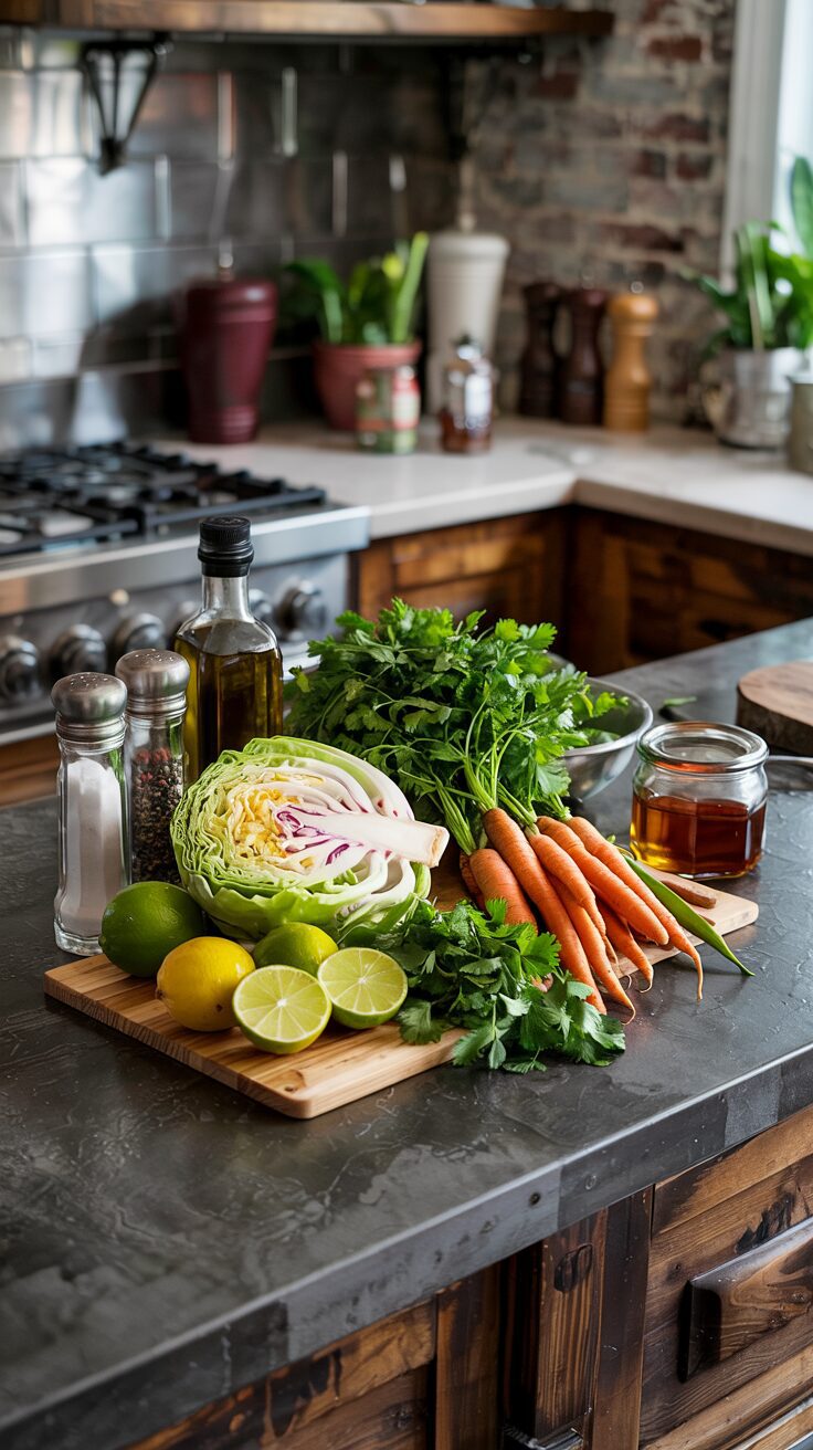 This beautiful and delicious lime cilantro slaw is perfect for barbecues or as a topping for tacos, and complements just about any meal.