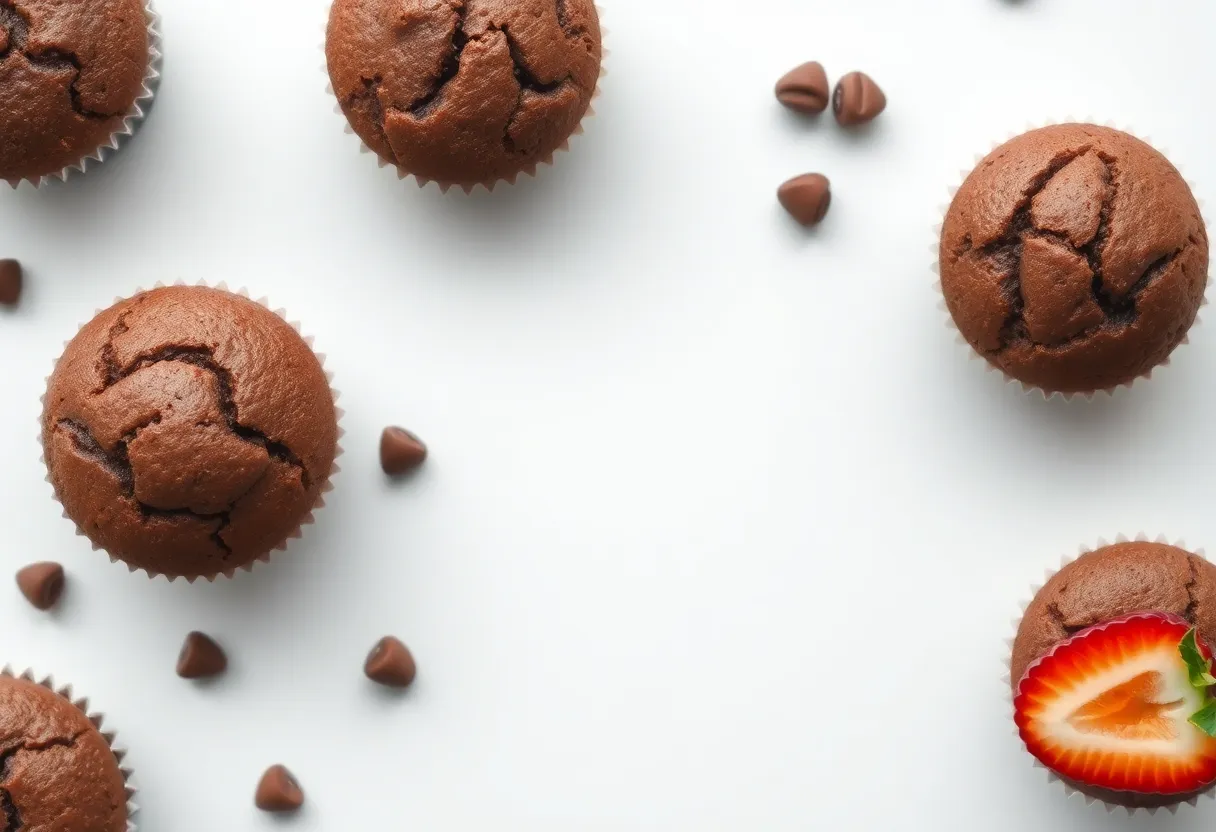 delicious moist chocolate muffins