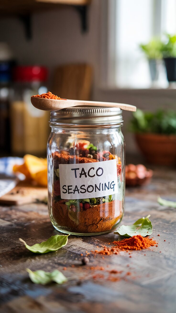 This homemade taco seasoning is your new favorite. It's a quick blend of spices that will elevate your taco night to new heights.