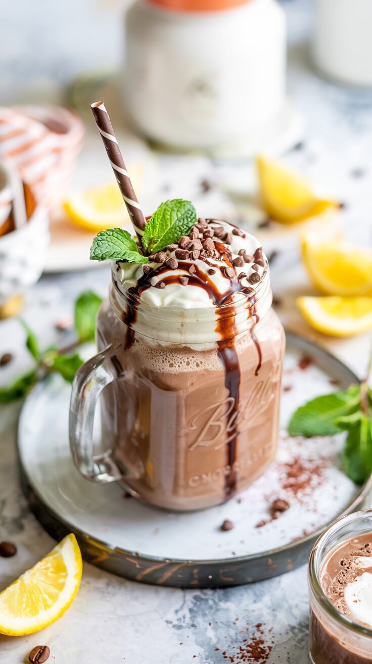 This classic chocolate milkshake recipe is a delicious, delightful treat that combines rich chocolate flavor with creamy texture.