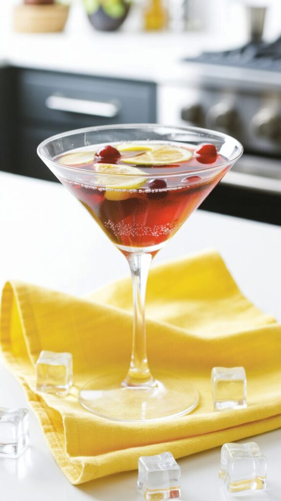 This Cranberry Lemon Drop Martini is a delightful cocktail perfect for holiday celebrations, combining the cranberry with the flavor of lemon.