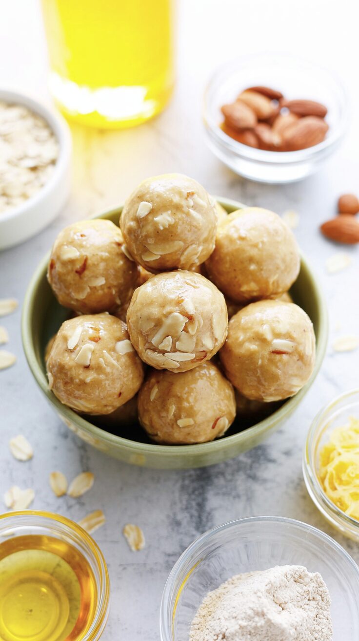 These Easy No Bake Protein Balls are a quick and nutritious snack, perfect for on-the-go energy, a hiking snack or a post-workout treat.