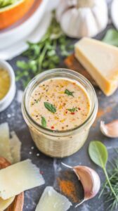 This healthy Caesar dressing is made with yogurt - therefore it is much lighter and healthier than the classic, but perfect for any occasion.