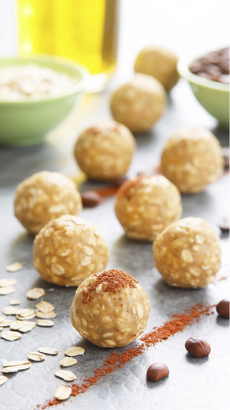 These Easy No Bake Protein Balls are a quick and nutritious snack, perfect for on-the-go energy, a hiking snack or a post-workout treat.