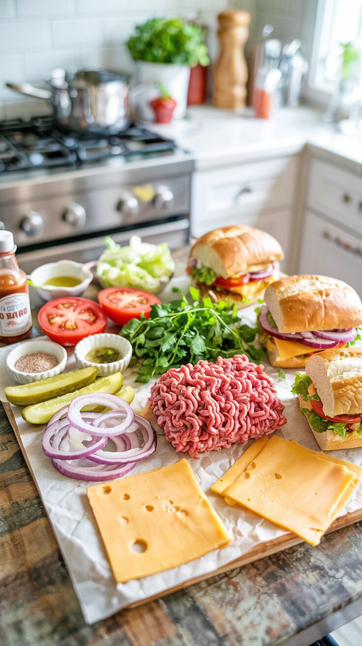New York Chopped Cheese Sandwich is a beloved street food that combines the flavors of cheesesteak with the heartiness of a beef sandwich.