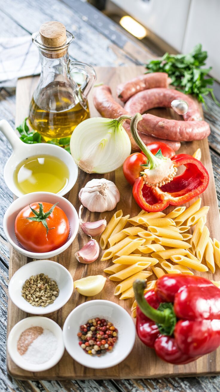 This One Pot Kielbasa Pasta is a dish that combines the savory taste of Polska Kielbasa with pasta, making it perfect for busy weeknights.