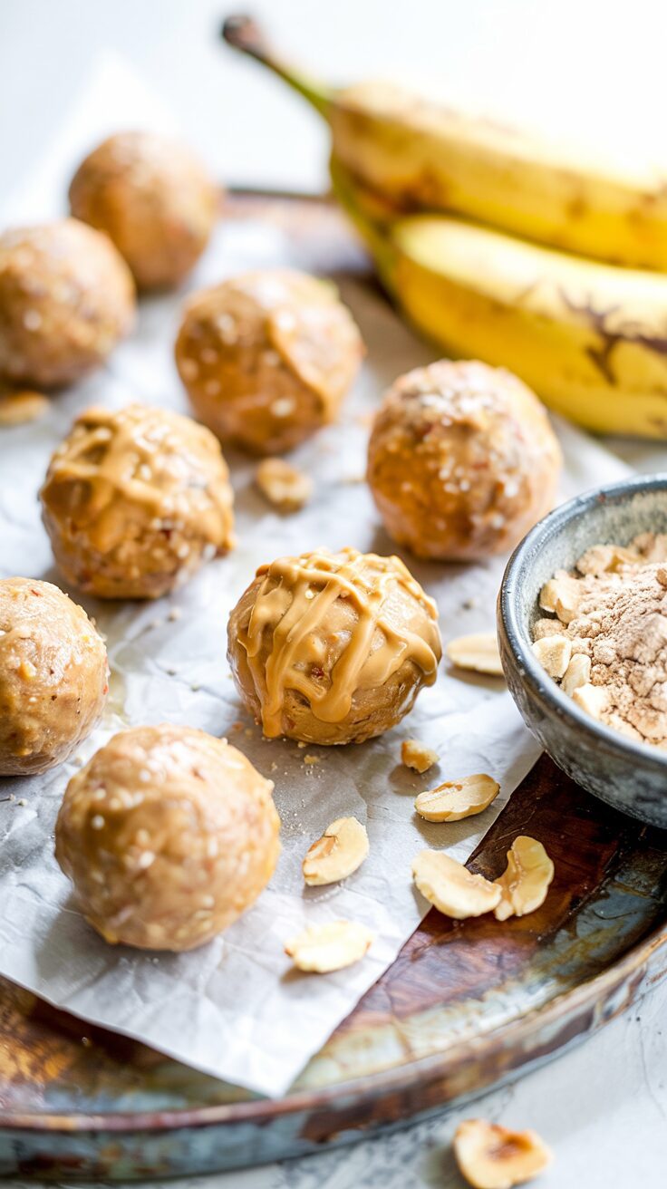 These Easy No Bake Protein Balls are a quick and nutritious snack, perfect for on-the-go energy, a hiking snack or a post-workout treat.