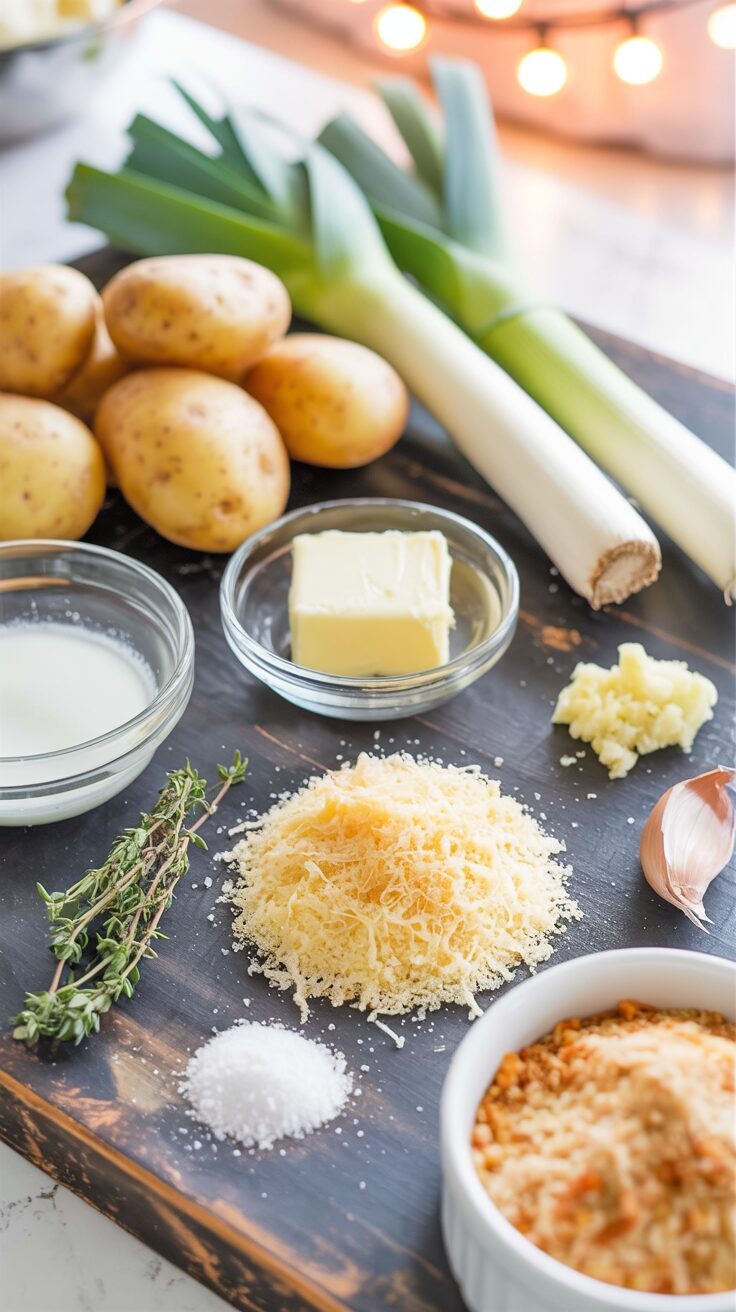 This potato leek casserole is a comforting and delicious dish that combines layers of tender potatoes and leeks, baked to perfection.
