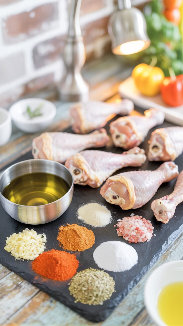 This air fryer drumsticks are delicious and cooked with the air fryer, making it less fat and a healthier alternative to traditional frying.