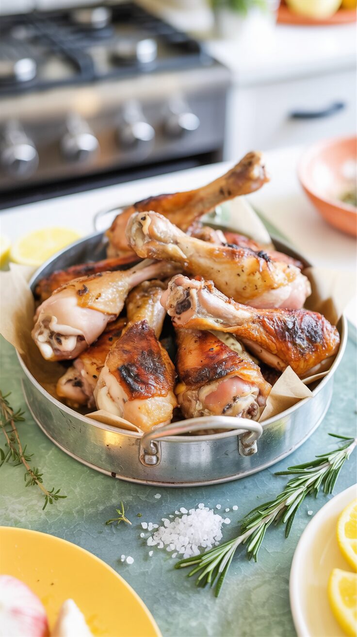 This air fryer drumsticks are delicious and cooked with the air fryer, making it less fat and a healthier alternative to traditional frying.