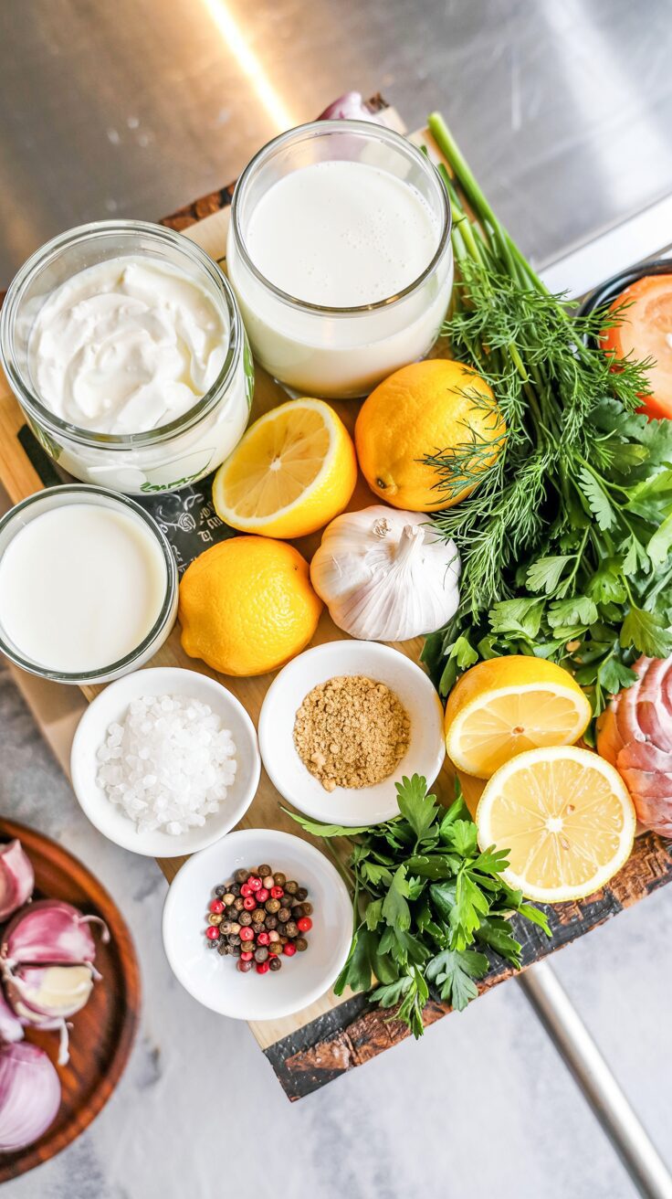 This homemade ranch dressing healthy is a versatile and flavorful addition to salads, vegetables and any of your favorite homemade foods.