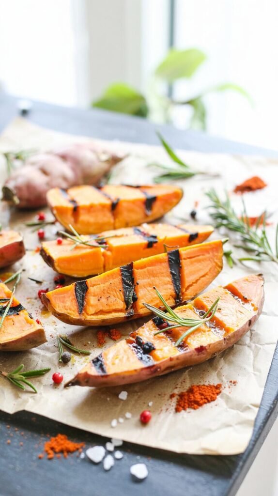 These roasted sweet potatoes in the oven are one of my go-to easy sweet potatoes recipes, perfect for busy weeknights or gatherings