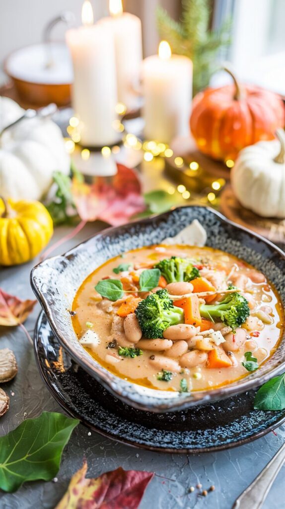 This cannellini bean broccoli soup is a nutritious and hearty dish that combines the creaminess of cannellini with the flavor of broccoli.