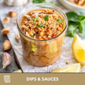 Recipes for Dips and Sauces