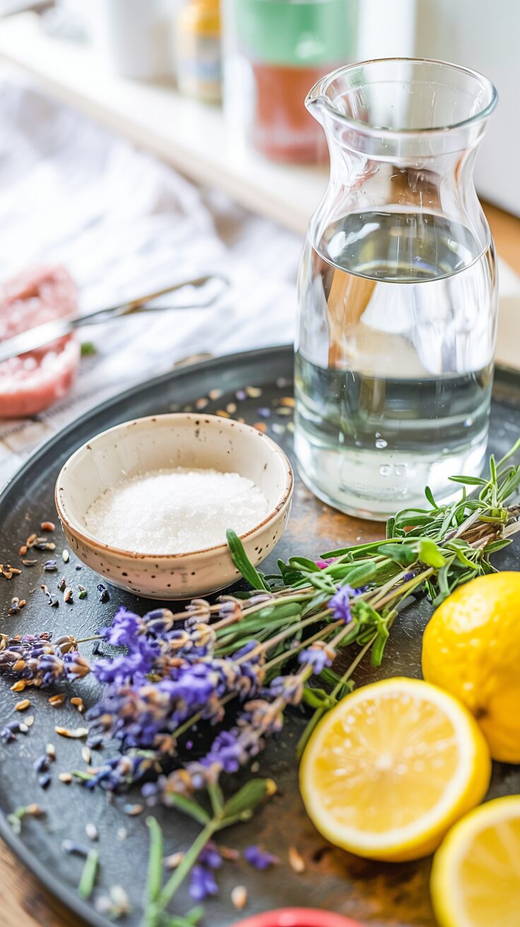 This healthy Lavender Syrup is a versatile sweetener that adds a floral touch to various beverages, like coffee, tea, cocktails and lemonade.