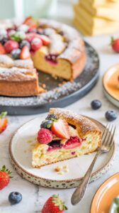 This easy mixed berry cake is a delightful and delicious dessert that combines the flavors of fresh berries with a light and fluffy texture.