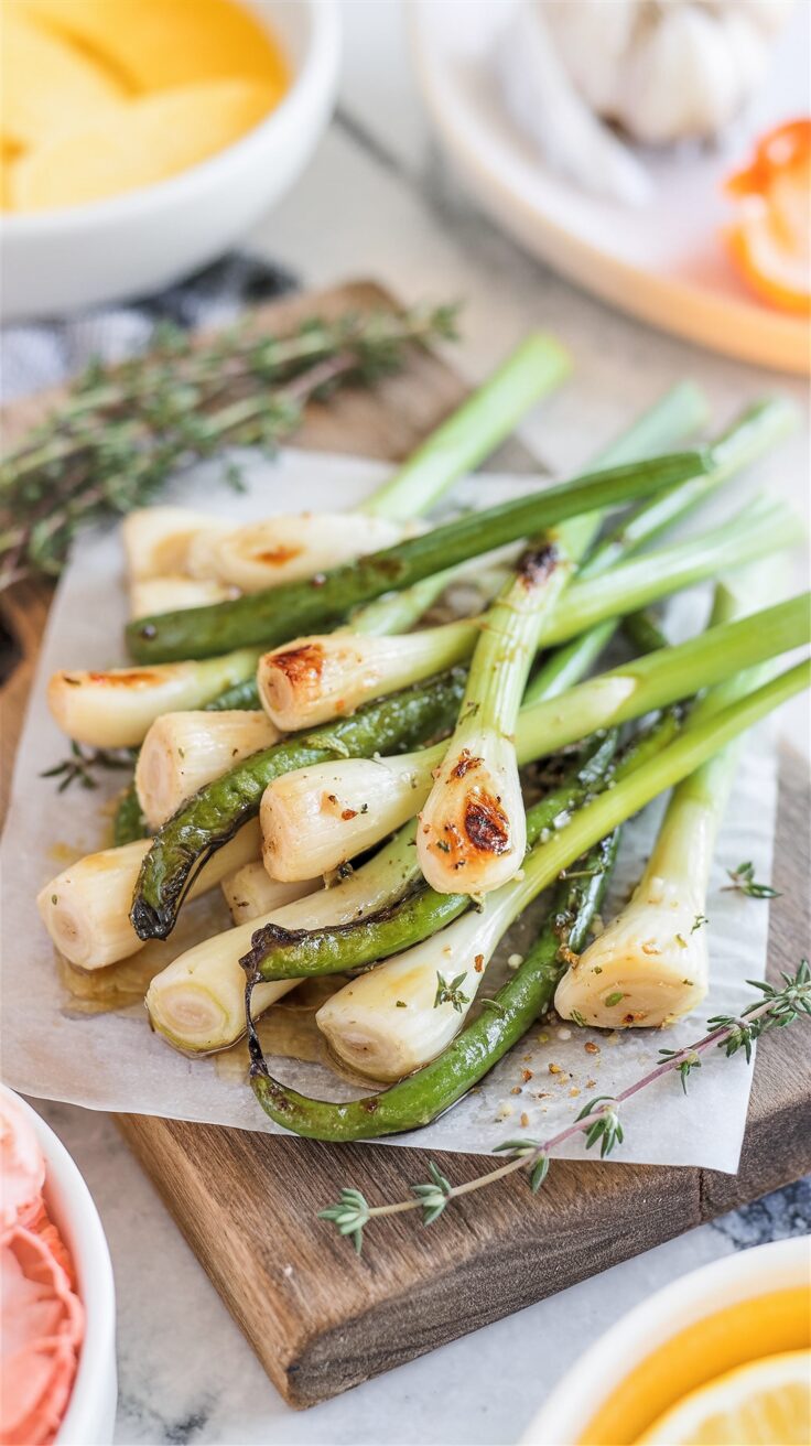 Garlic scapes are the tender flower stalks that grow from garlic plants before they bloom. These green, curly shoots pack a milder garlic flavor and add a unique twist to various dishes.