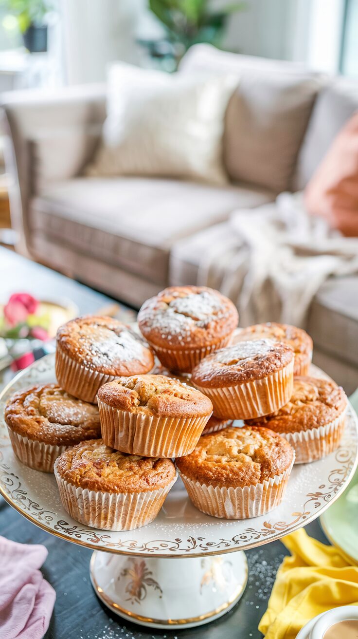 These vanilla cinnamon muffins are a delightful treat, perfect for breakfast or a snack and even as a delicious and easy dessert.