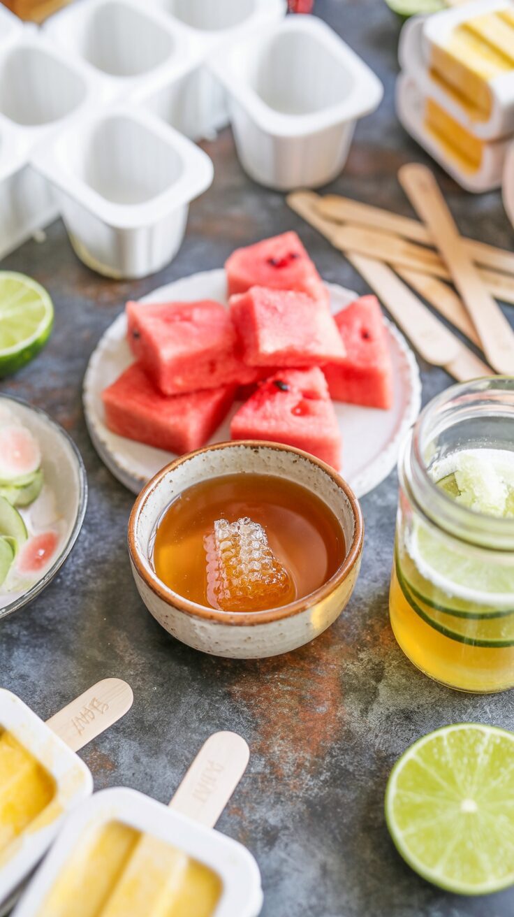 These watermelon popsicles are a delightful treat - healthy, delicious, quick and easy to create, and perfect for hot summer days.