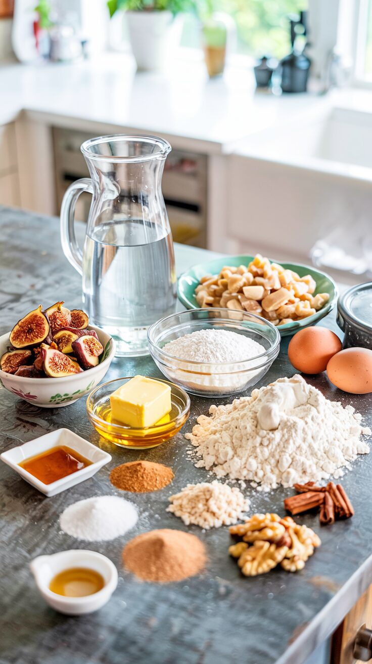 This dried figs cake is a dessert that showcases the natural sweetness of dried figs - serve it as a standalone treat or with whipped cream.
