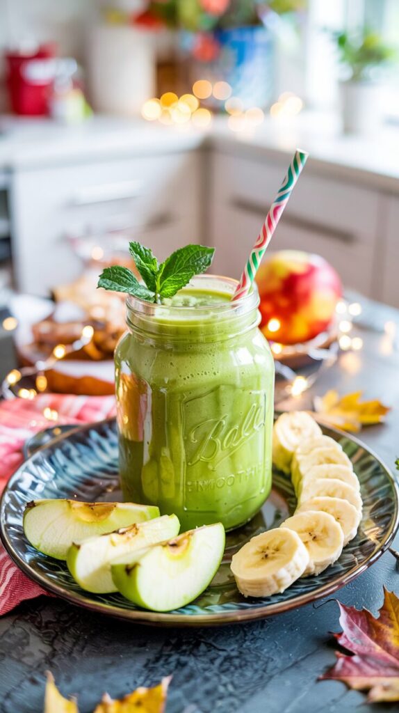 This green grape smoothie is an easy option for a breakfast or snack, combining the sweetness of grapes with the freshness of the greens.