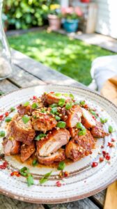 This Hawaiian barbecue chicken recipe features tender, juicy chicken marinated in a flavorful Hawaiian BBQ sauce. It's delicious!