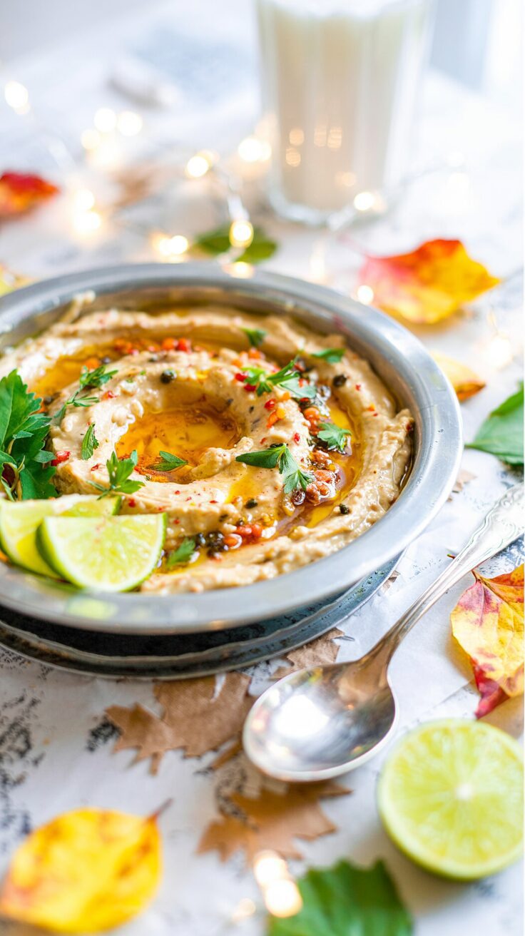 Baba ganoush is a traditional Middle Eastern dip - very healthy, delicious and easy to make, made primarily from roasted eggplant.