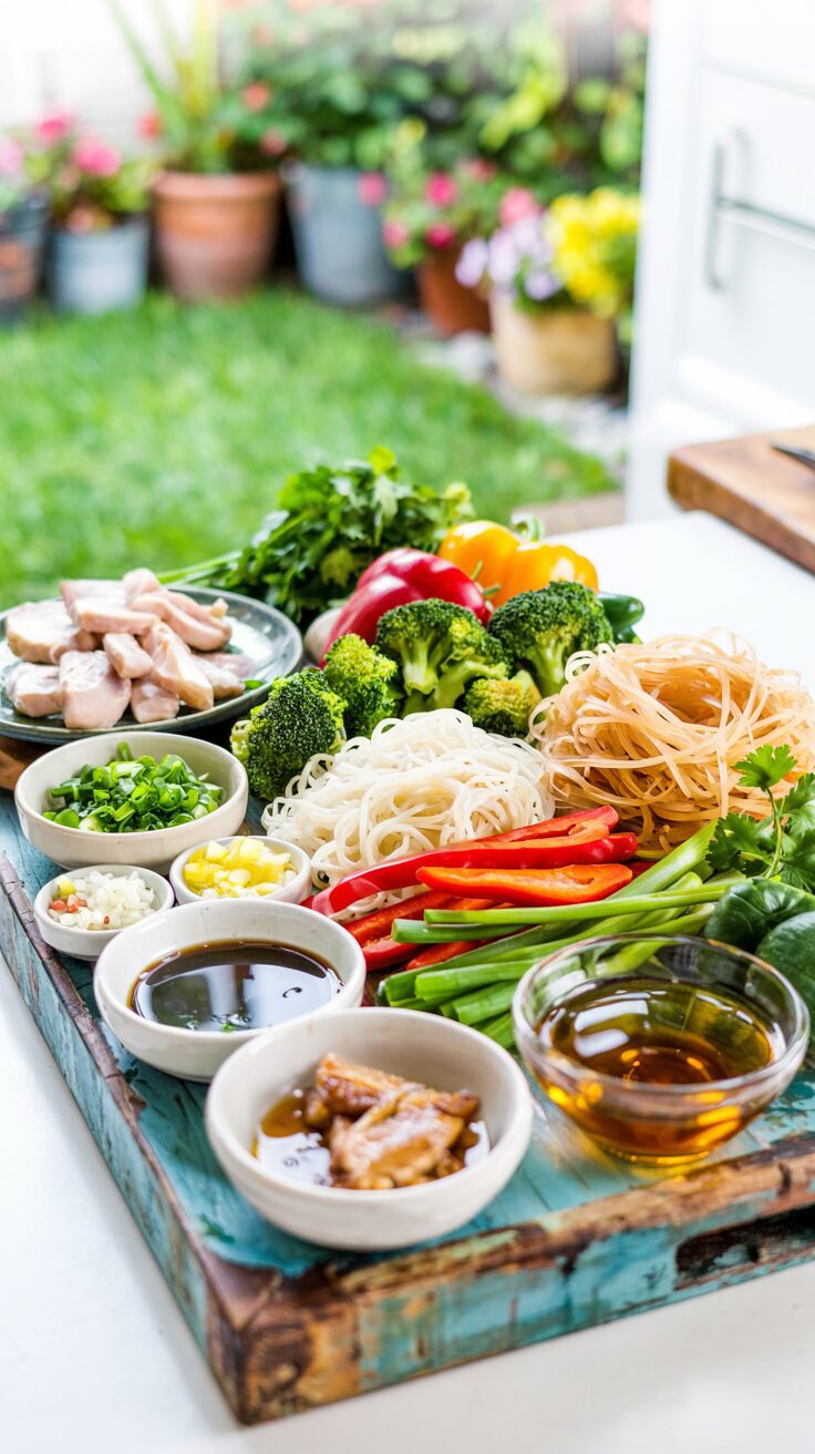 This Chinese bowl of noodles is a delightful and delicious fusion of flavors, perfect for anyone craving a comforting healthy meal.