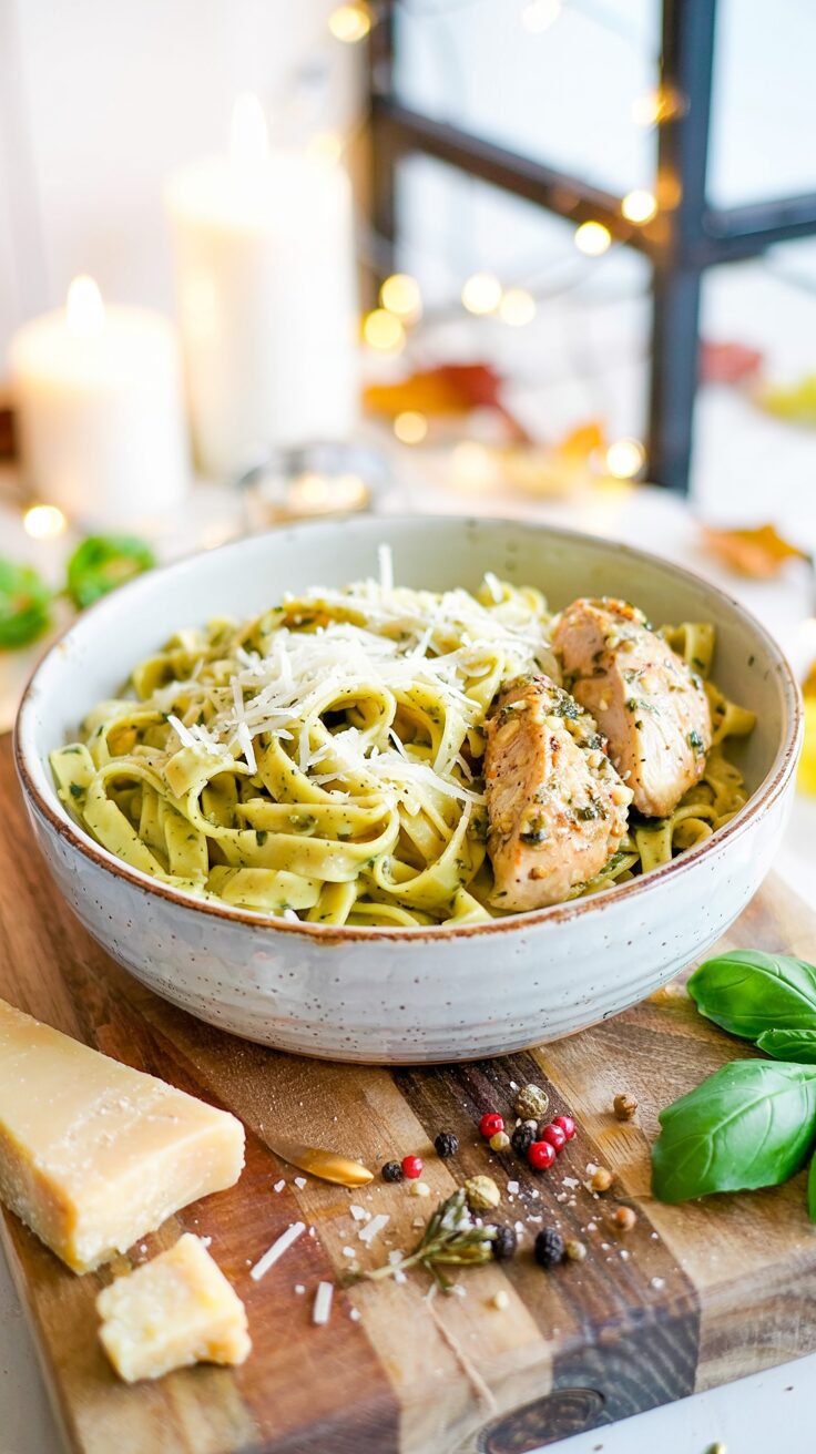 This chicken pesto sauce recipe is a versatile and flavorful addition to your meal repertoire. It's delicious, healthy and easy to make.
