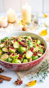 This vibrant Brussels sprout salad is a refreshing and nutritious dish that combines raw Brussels sprouts with cranberries and quinoa.