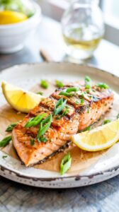 This spicy grilled salmon is a flavorful option for your next meal - this delicious seasoned grilled salmon recipe is sure to impress.