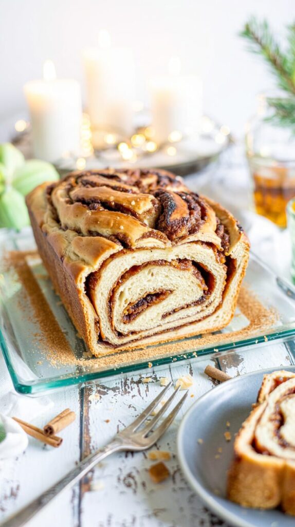 This homemade cinnamon swirl bread recipe combines the delightful flavors of cinnamon and sugar in a delicious soft and fluffy loaf.
