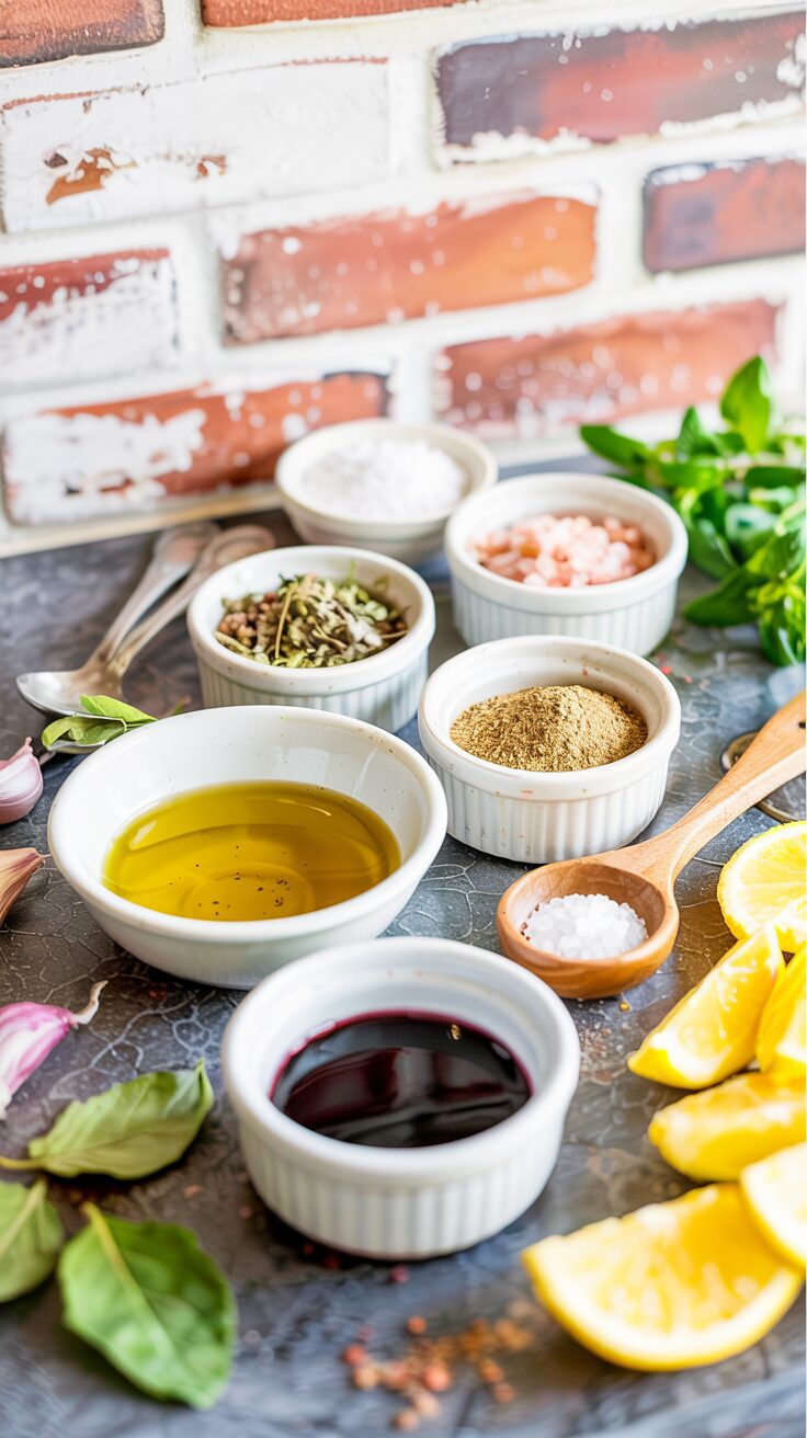 This Greek salad dressing is a flavorful blend that enhances the freshness of your salad ingredients, and it's perfect for fresh Greek salads