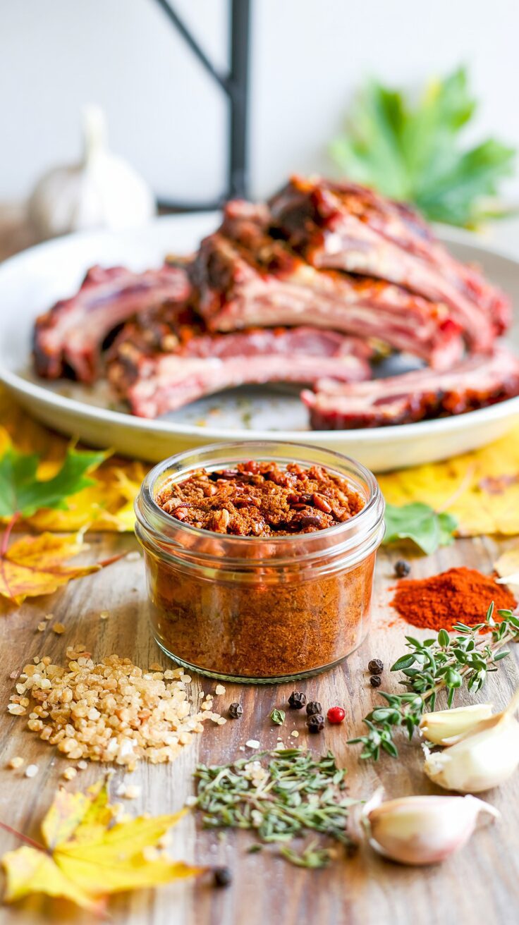 This rib spice rub recipe is perfect for enhancing the delicious flavor of your ribs, whether you're grilling or cooking them in the oven.