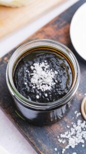 Black sesame paste is a rich and nutritious ingredient commonly used in Asian cuisine, particularly in Japanese dishes.