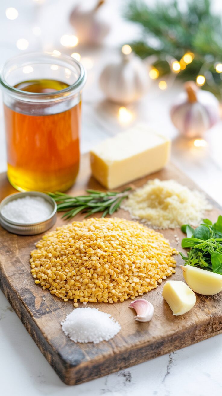 This creamy polenta with Parmesan cheese is a comforting and versatile dish that can serve as a base for toppings or enjoyed on its own.