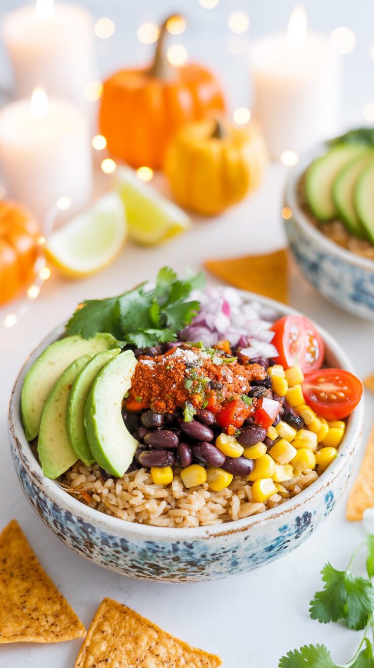 This Vegan Burrito Bowl is a delicious and satisfying meal that brings a lot of flavors of a chipotle-inspired dish right to your kitchen.