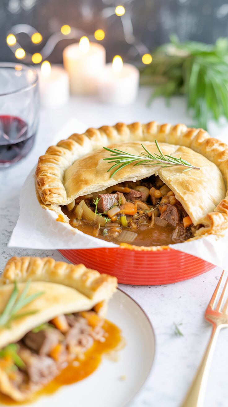 Aberdeen beef pie is a classic and very delicious Scottish dish known for its rich flavors, savory taste and hearty ingredients.