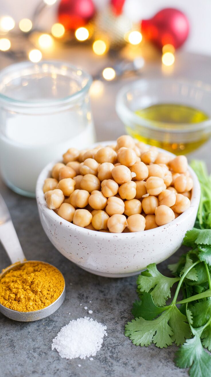 This easy chickpea curry with coconut milk is a quick and satisfying dish that brings together the rich flavors of coconut milk and spices.