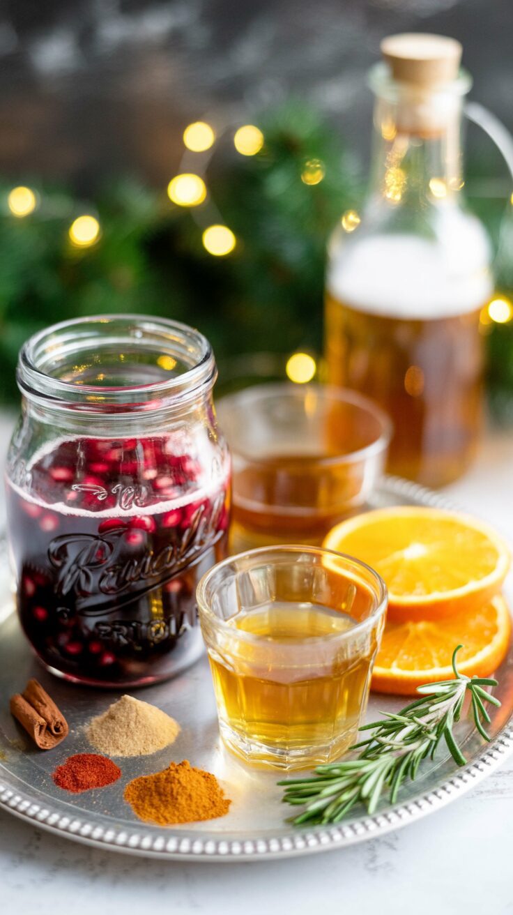 This Spiced Christmas Margarita combines the best of a traditional tequila cocktail with the warmth and cheer of the holiday season.