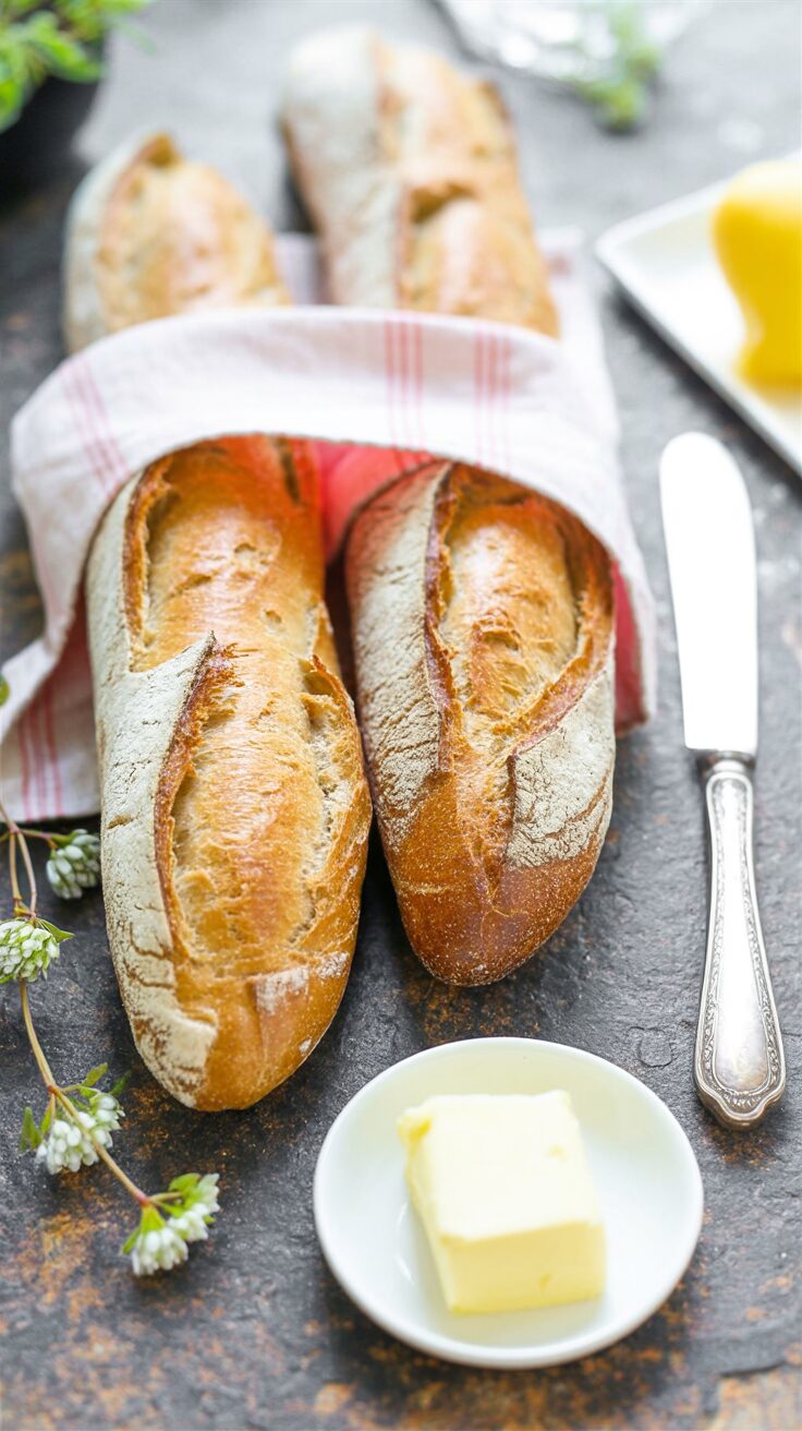 How to make sourdough baguettes? This recipe provides a detailed guide on how to make sourdough baguettes, for crusty, flavorful loaves.
